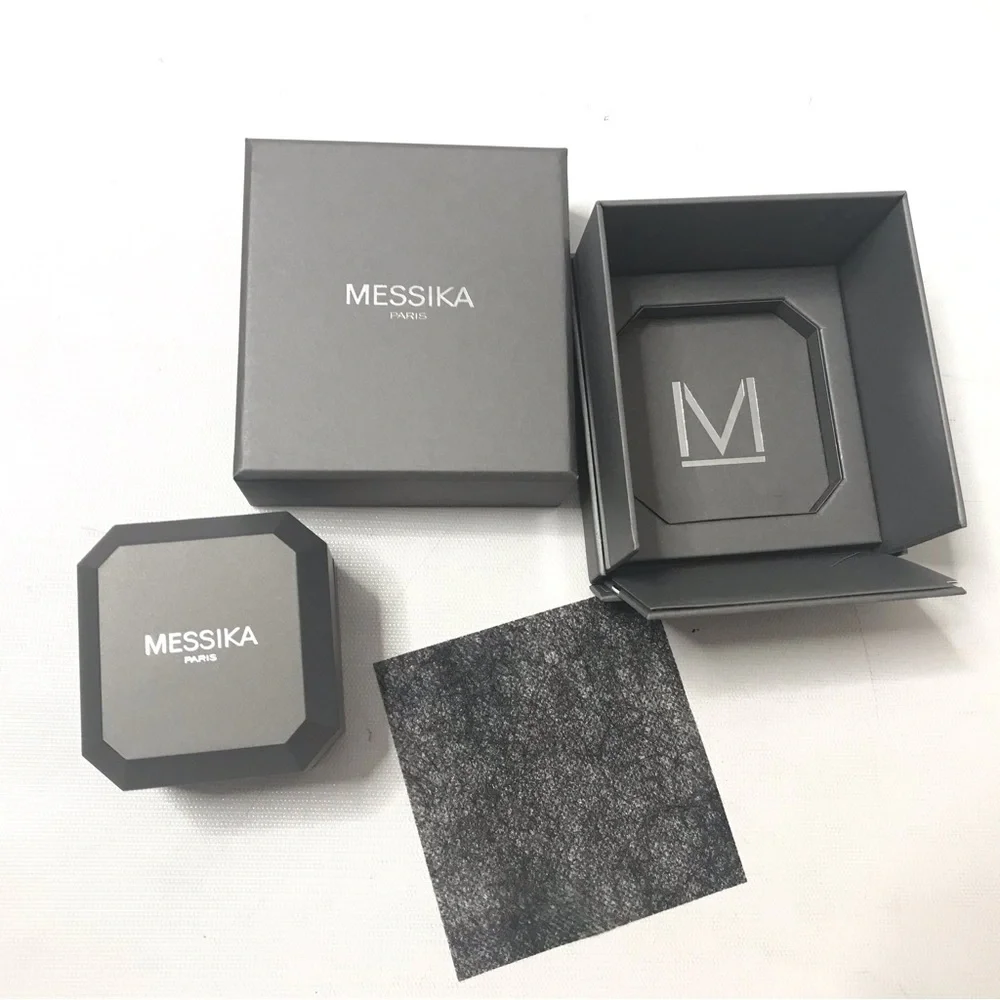 Messika Paris Jewelry E-0014P Necklace Chain Bracelet Box S/M With Light NEW - Picture 3 of 7